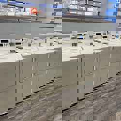 Old top loaders before upgrades at Tropic Breeze